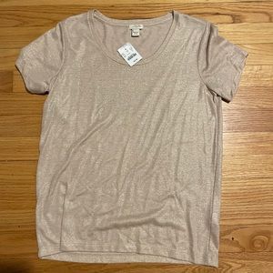 Gold J Crew top